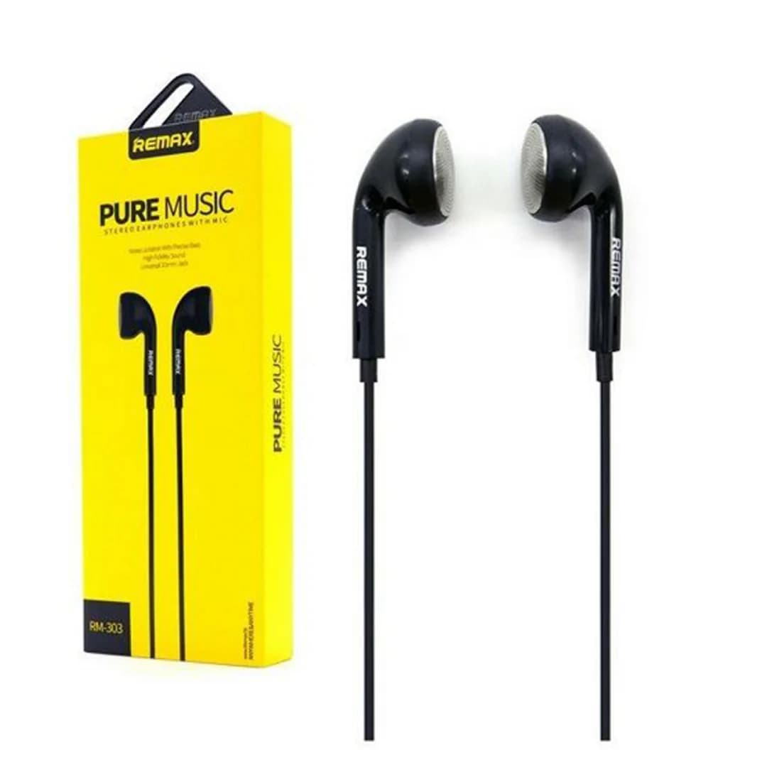 REMAX RM-303 Pure Music Stereo Earphones with Mic